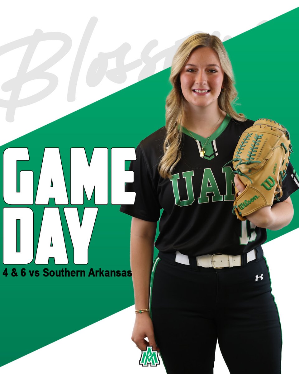 MIDWEEK RIVALRY MATCH-UP 🥎

🆚: Southern Arkansas University
⌚️: 4:00 &amp; 6:00 PM
📍: Monticello, AR
🏟️: Alvy Early Field at Ryburn Park
📺: youtube.com/WeevilNation
📊: uamsports.com/coverage

#BlossomNation