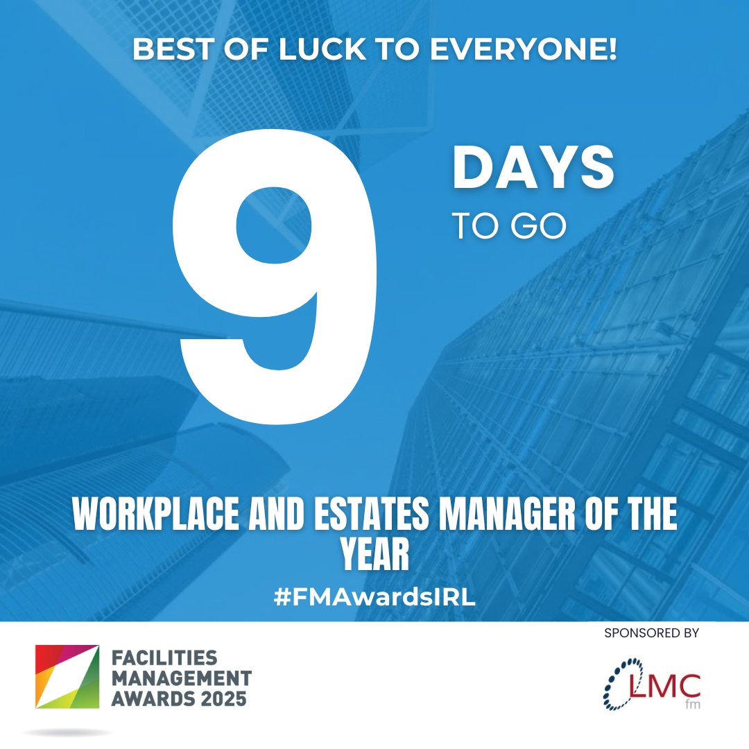 The team at LMC fm is excited to discover who will take home the coveted awards at Facilities Management Awards 2025 on March 20, 2025 at The Radisson Blu, Royal Convention Centre, Dublin.

From all of us at LMC fm, we look forward to celebrating with you! 🎉

#FMAwardsIRL