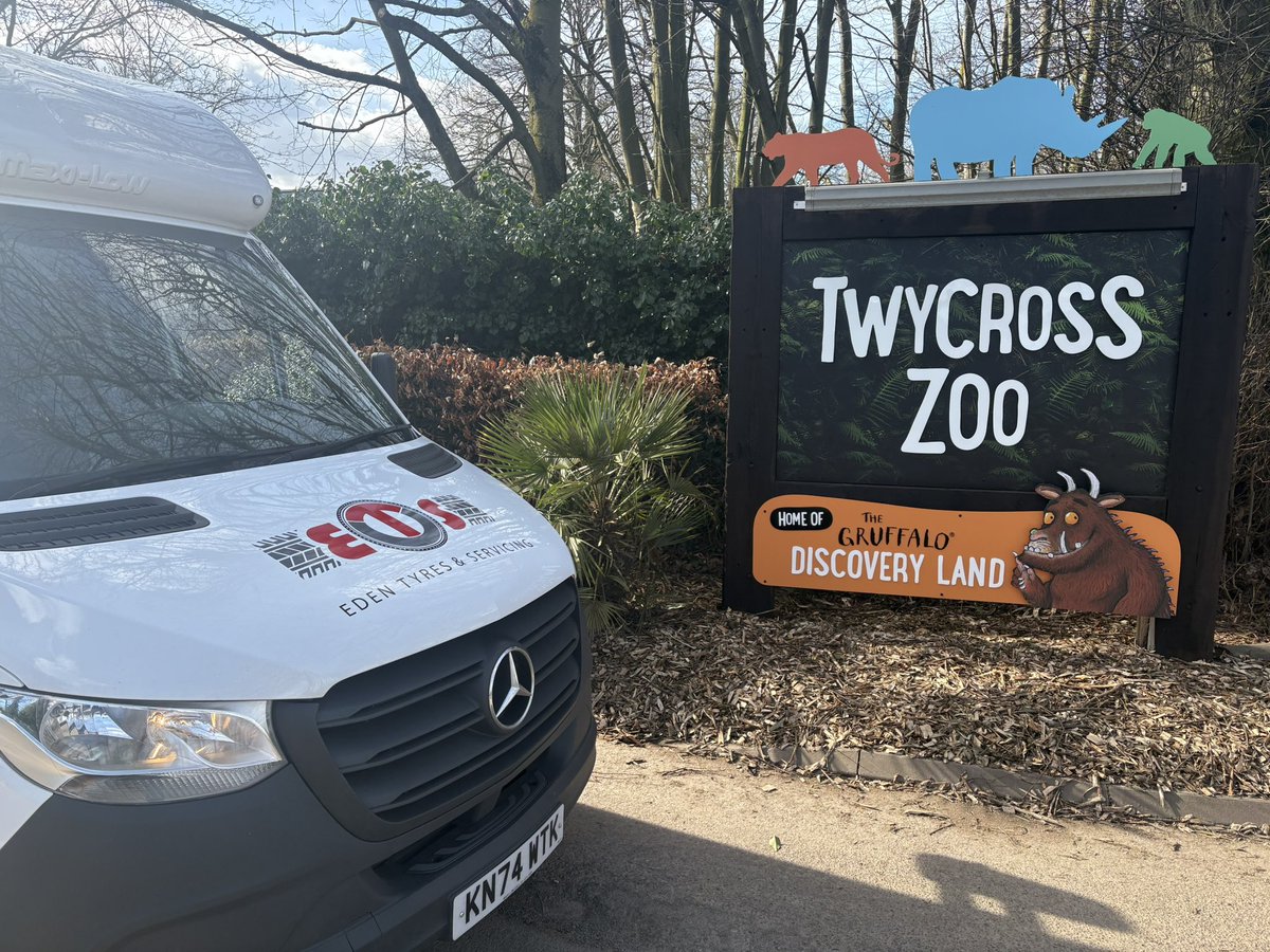 Eden Tyres & Servicing (@edentyres) on Twitter photo Quick trip to <a href="/TwycrossZoo/">Twycross Zoo</a> for our mobile tyre fitting van 🚚
No monkeying around though… new tyres fitted in just 30 minutes! 💨
#twycrosszoo #tyrefitting #mechanic Quick trip to <a href="/TwycrossZoo/">Twycross Zoo</a> for our mobile tyre fitting van 🚚
No monkeying around though… new tyres fitted in just 30 minutes! 💨
#twycrosszoo #tyrefitting #mechanic
