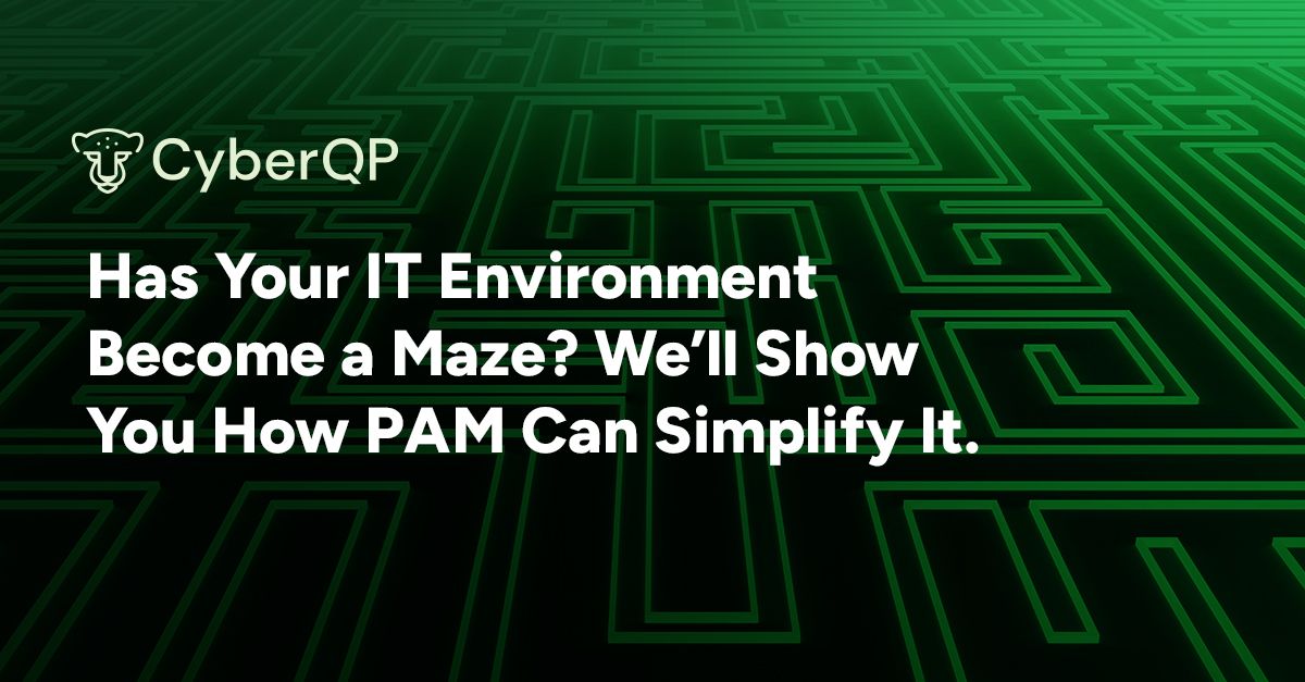 Simplify Your IT with Privileged Access Management.

CyberQP delivers a purpose-built PAM and identity security solution to help MSPs enforce just-in-time access, automate password rotation, and verify identities before granting access. 

See how we help:
cyberqp.com/simplify-with-…
