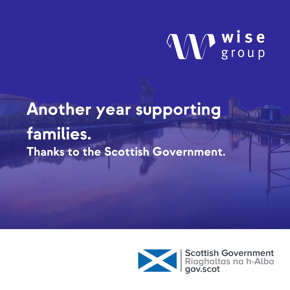 📢 We’re thrilled to receive £2.2M from the Scottish Government to continue our Relational Mentoring service!

This funding enables us to provide wrap-around support to families—breaking down barriers to employment, wellbeing &amp; financial stability. 💙

Thank you!