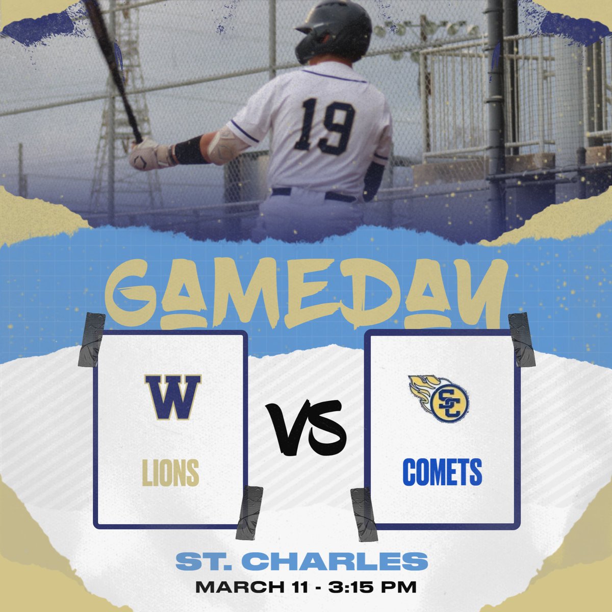 Let’s play 2️⃣

⚾️- DISTRICT DOUBLEHEADER
🆚- St. Charles Catholic
📅- 3/11/25
📍- SCC
⏰- 3:15 PM
#TRUST #COMMITMENToverGoaL #DAWG