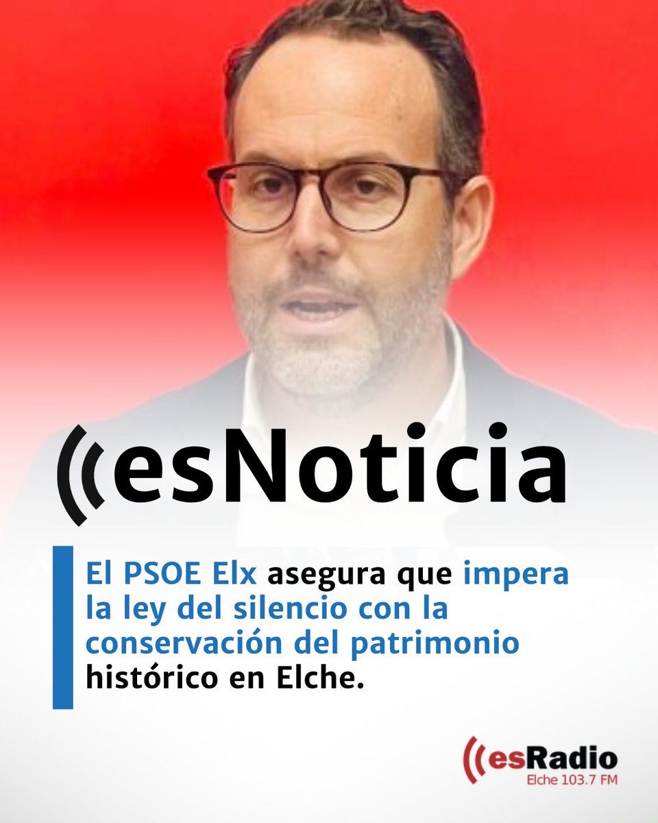 ¡#esNoticia! Os dejamos las últimas noticias de hoy de Elche y Comarcas📣

No olvidéis sintonizarnos en la 103.7FM para conocer los sucesos actuales y la información más veraz e inmediata 📻

Noticias completas en: esradioelche.com 🌐

#Elche #radio #noticias