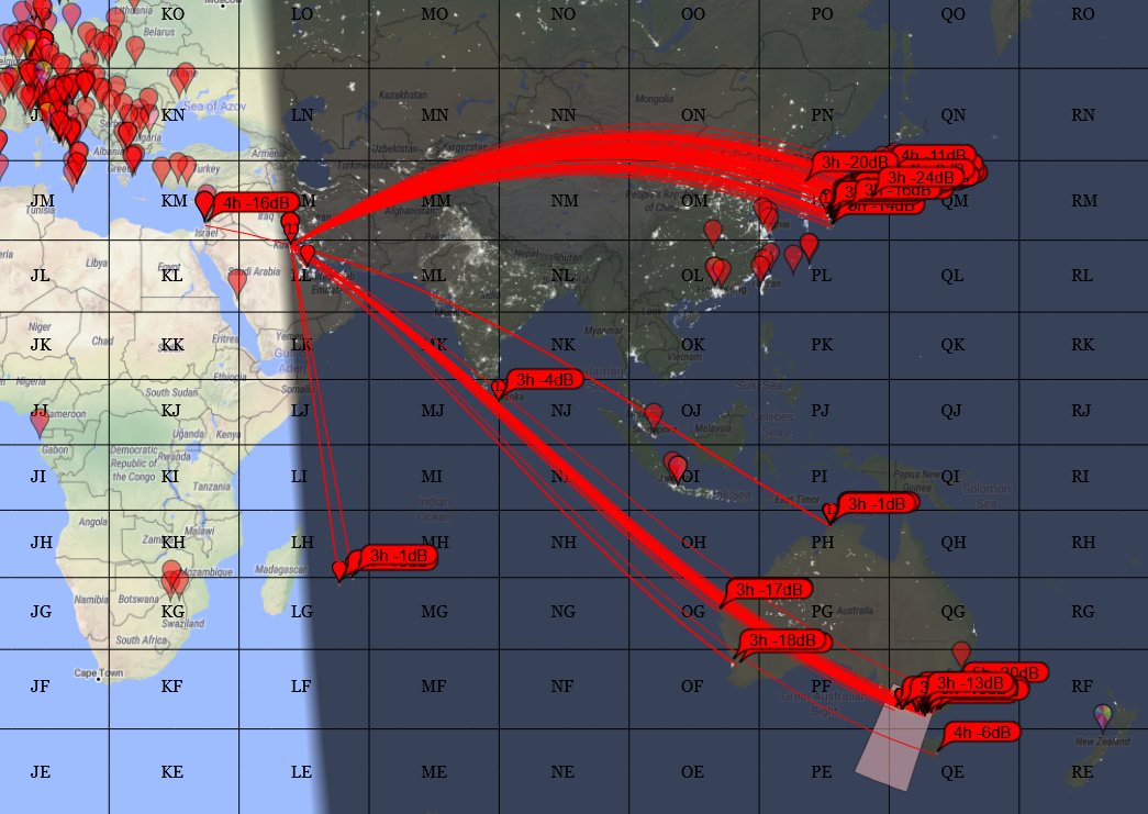 6m earlier today!! #50Mhz #6meters