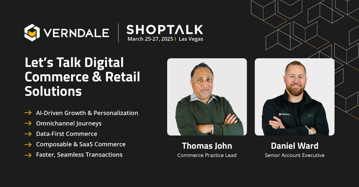 We'll see you on the <a href="/shoptalk/">Shoptalk</a> floor in Las Vegas! 👋 Say hello to our experts, Thomas &amp; Dan, while you're there. #ShoptalkSpring