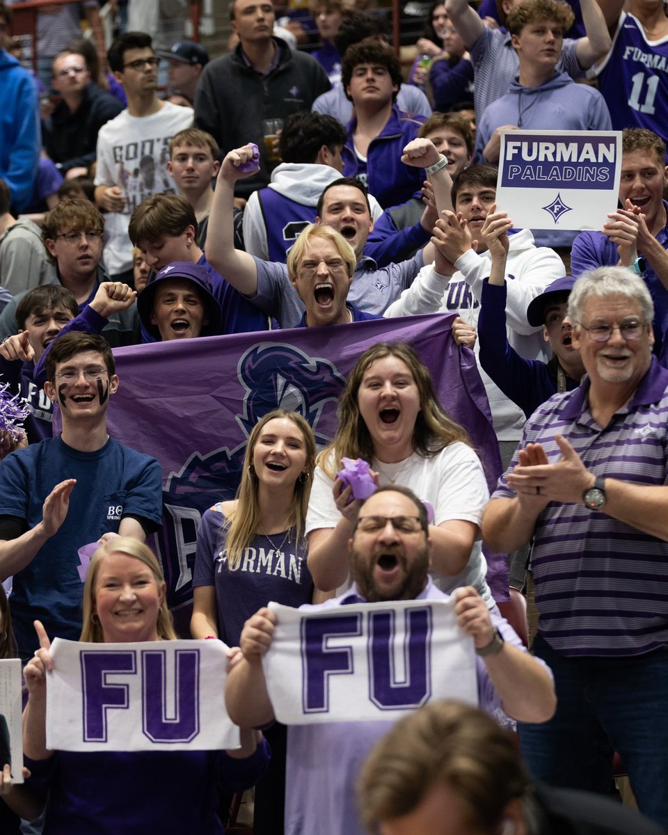 Furman Basketball (@furmanmbb) on Twitter photo Thank you to the Furman Family for showing out for our guys last night and all season long. We canβt wait to open up the New Timmons Arena with you next year!
#AllDIN // #BetterTogether Thank you to the Furman Family for showing out for our guys last night and all season long. We canβt wait to open up the New Timmons Arena with you next year!
#AllDIN // #BetterTogether