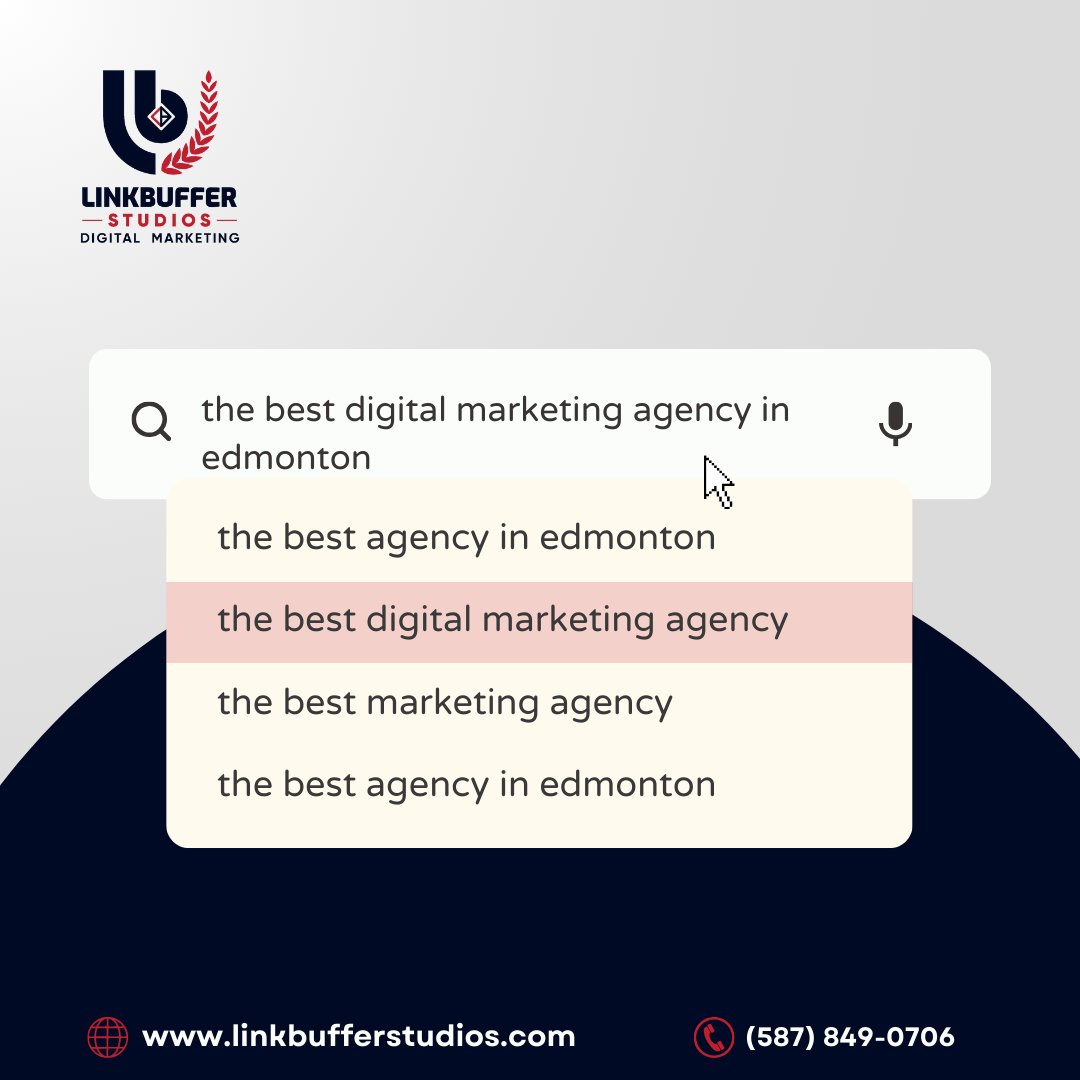 linkbuffer's tweet image. Looking for top-tier digital marketing in Edmonton? 🚀
Let Linkbuffer Studios take your brand to the next level! 💡📈
Visit linkbufferstudios.com to get started today!
#DigitalMarketing #Linkbuffer #Edmonton #Yeg #digitalmarketingexperts