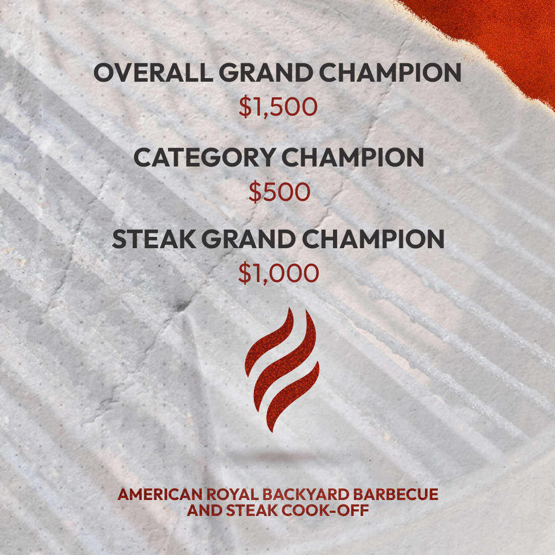 Last Call! Registration for the 2025 American Royal Backyard Barbecue and Steak Cook-Off is almost CLOSED! Don’t miss your chance to compete in the Backyard Barbecue, the Steak Cook-Off, or BOTH!

👉🏻 Deadline: March 14

Register NOW at bit.ly/25ARBackyardBBQ