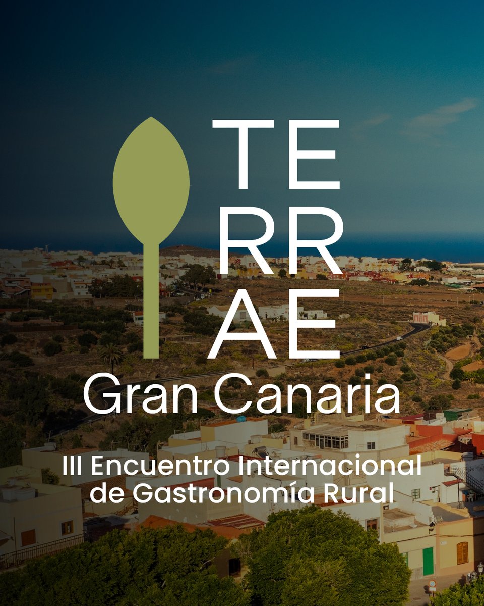 🌾🍴 ¿Listo para una experiencia gastronómica única? Del 23 al 25 de marzo #terrae2025 Gran Canaria se convierte en el epicentro de la gastronomía rural. ¡Acompañanos a descubrir lo mejor de la cocina tradicional y de autor!  <a href="/GranCanariaCab/">Cabildo Gran Canaria</a> <a href="/CamaraGCanaria/">Cámara Gran Canaria</a> <a href="/grancanariamg/">Gran Canaria Me Gusta Oficial</a>
