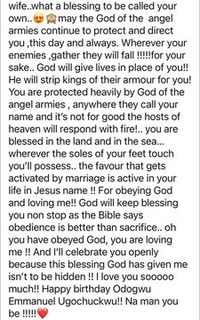 I call you my Odogwu Silencer because you came into my life and silenced the noise - Actress Sharon Ooja celebrates her husband on his golden birthday