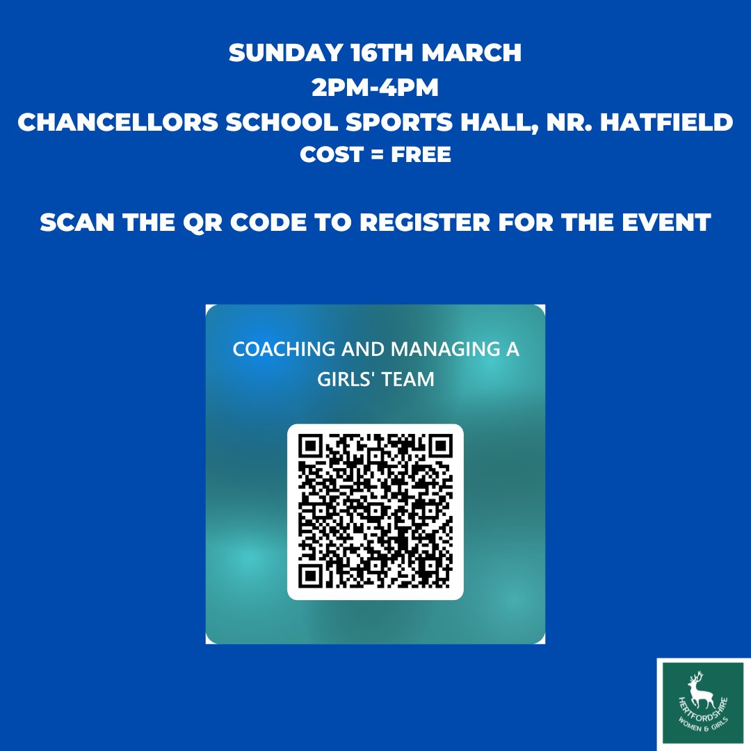 Hertfordshire Cricket (@hertscricket) on Twitter photo Do you run a girls' team, or are you looking to set one up - join our FREE <a href="/hertscricket/">Hertfordshire Cricket</a> Coaching and Managing a Girls Team workshop on Sunday 16 March at Chancellor's School
<a href="/hertscricketwg/">Herts Cricket Women & Girls</a>
<a href="/HertsPremierCL/">Hertfordshire Premier Cricket League</a>
<a href="/HertsJuniorCL/">Hertfordshire Junior Cricket League</a> Do you run a girls' team, or are you looking to set one up - join our FREE <a href="/hertscricket/">Hertfordshire Cricket</a> Coaching and Managing a Girls Team workshop on Sunday 16 March at Chancellor's School
<a href="/hertscricketwg/">Herts Cricket Women & Girls</a>
<a href="/HertsPremierCL/">Hertfordshire Premier Cricket League</a>
<a href="/HertsJuniorCL/">Hertfordshire Junior Cricket League</a>
