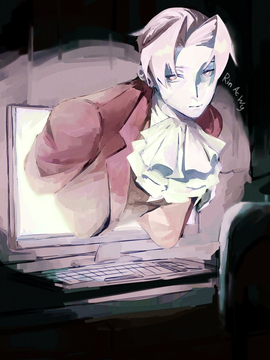 rinacwy's tweet image. do NOT leave your computer open unattended....or do
#AceAttorney #edgeworth #milesedgeworth #Fanart