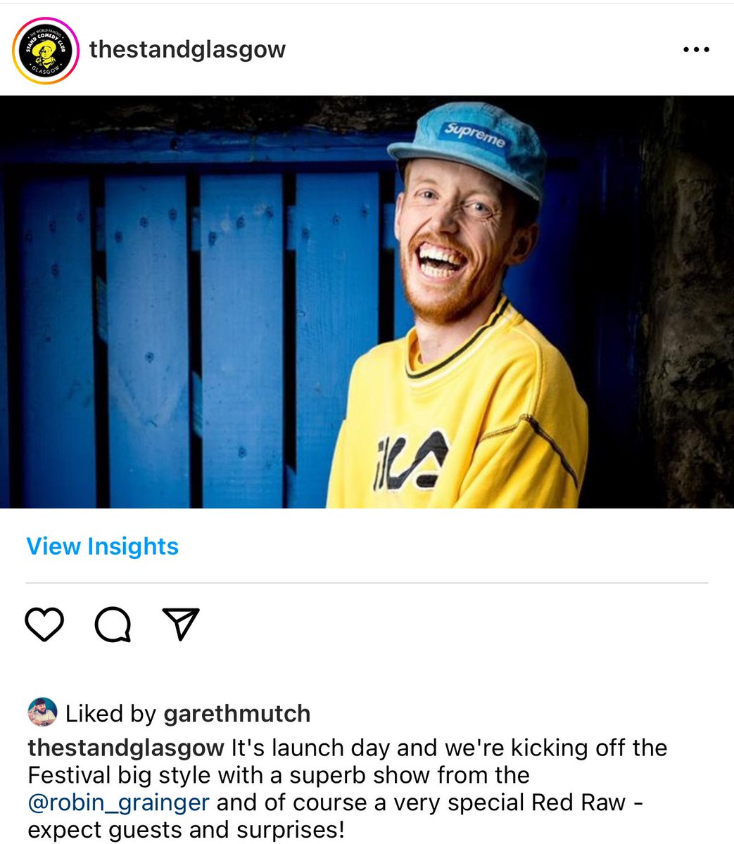 Robin Grainger (@robingrainger) on Twitter photo Some more recommendations for my <a href="/GlasgowComedy/">Glasgow Comedy Festival</a> show tonight!
Thank you Jay Lafferty, <a href="/GarethMutch/">Gareth Mutch</a> and <a href="/StandGlasgow/">The Stand Glasgow</a> :)
thestand.co.uk/performance/18… Some more recommendations for my <a href="/GlasgowComedy/">Glasgow Comedy Festival</a> show tonight!
Thank you Jay Lafferty, <a href="/GarethMutch/">Gareth Mutch</a> and <a href="/StandGlasgow/">The Stand Glasgow</a> :)
thestand.co.uk/performance/18…