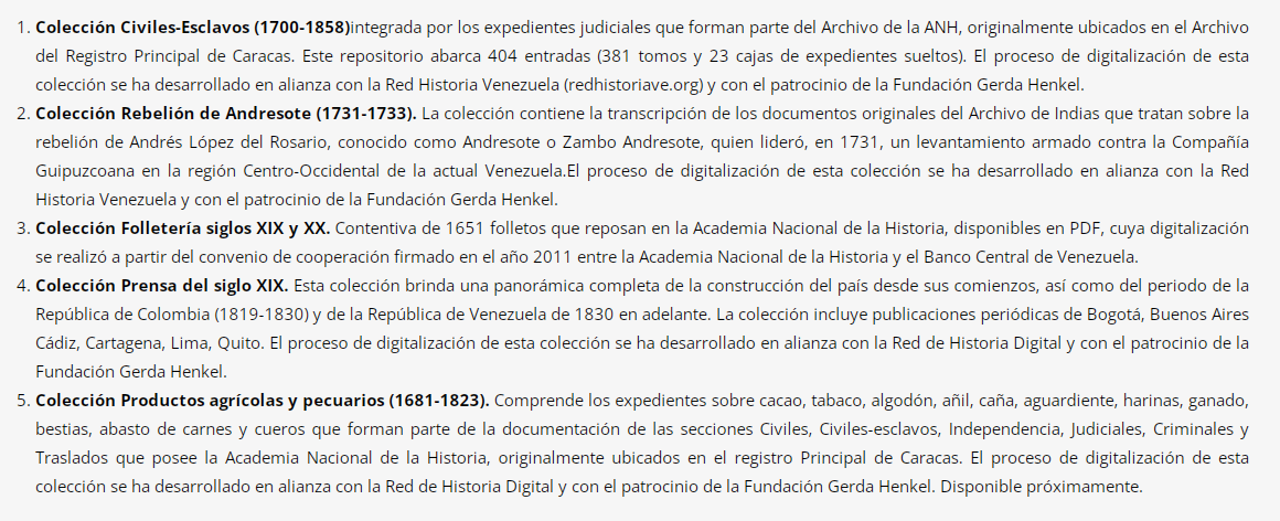 RodrigoMorenoGu's tweet photo. Cinco valiosísimas colecciones documentales (XVII-XIX) digitalizadas por la @anhvenezuela y disponibles en libre acceso en su portal
👉https://t.co/FjehA2DCfP https://t.co/cdbxy3P1OO