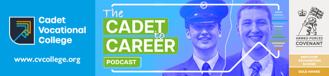 The 'Cadet to Career Podcast' is a brand new insight into Cadet Vocational College and how vocational qualifications improve lives, helping young people and volunteers in cadet and youth organisations move into successful careers. Listen here: cvc.cre8media.net