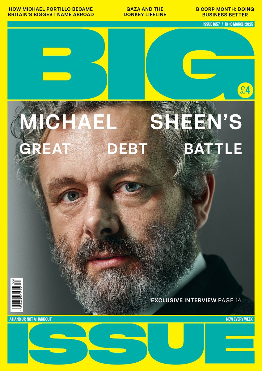 Inside this week’s Big Issue:

💷Michael Sheen's debt battle in South Wales
❤️Kasey Anderson's family highlight domestic violence towards men
📺Adolescence shines a light on why young boys are carrying knives

Plus much more!

Find your local vendor: bit.ly/3K7E9V5