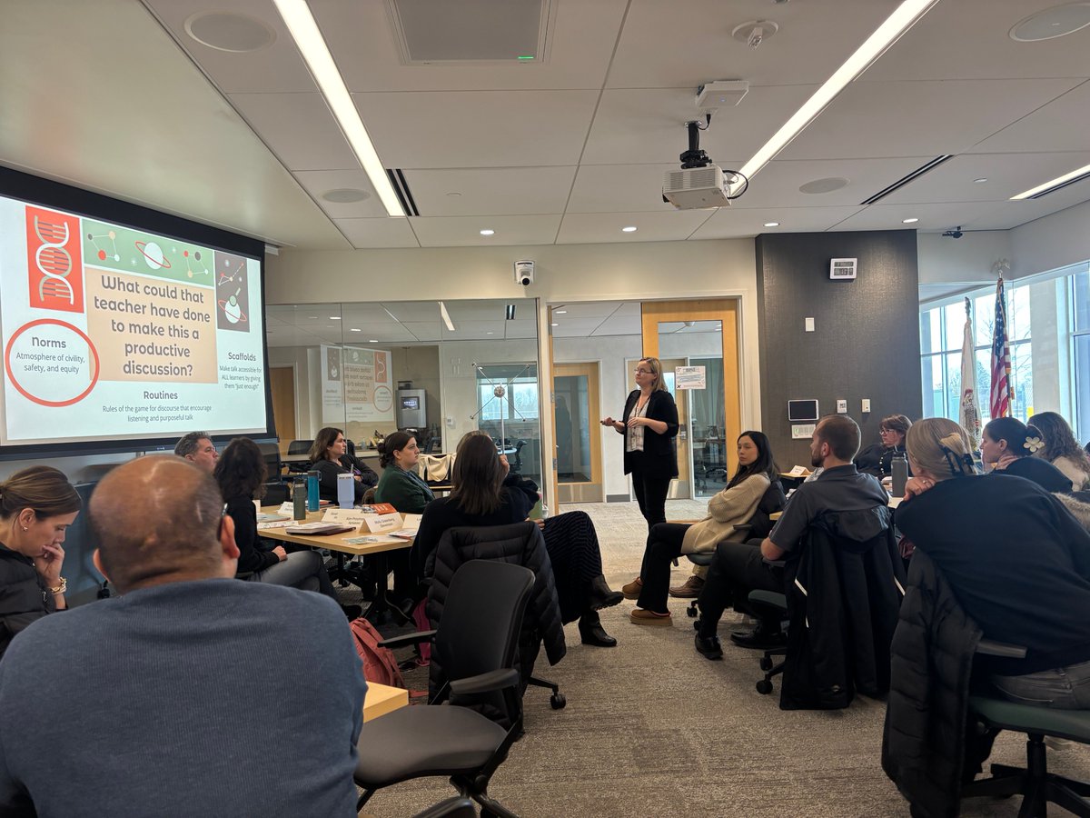 The 6th-12th grade Science Articulation ROCKED 🪨 (literally)!  We engaged in a full day of experience &amp; learning about ch 3 &amp;4 of "Ambitious Science Teaching". Goals for productive talk and talk moves are now part of what these teachers are CRUSHING in their daily routines!