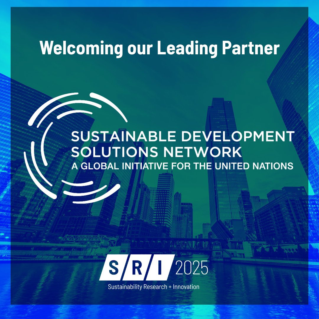 Sustainability Research & Innovation Congress (@sricongress) on Twitter photo New partnership! 📣 <a href="/UNSDSN/">SDSN</a> is partnering with <a href="/SRICongress/">Sustainability Research & Innovation Congress</a> for #SRI2025 in Chicago.
The joint effort will offer an even more impactful platform to connect, collaborate, and create change.
Join us June 16-19: sricongress.org
<a href="/FutureEarth/">Future Earth (@futureearth.bsky.social)</a> <a href="/Belmont_Forum/">Belmont Forum</a> <a href="/UofILSystem/">University of Illinois System</a> New partnership! 📣 <a href="/UNSDSN/">SDSN</a> is partnering with <a href="/SRICongress/">Sustainability Research & Innovation Congress</a> for #SRI2025 in Chicago.
The joint effort will offer an even more impactful platform to connect, collaborate, and create change.
Join us June 16-19: sricongress.org
<a href="/FutureEarth/">Future Earth (@futureearth.bsky.social)</a> <a href="/Belmont_Forum/">Belmont Forum</a> <a href="/UofILSystem/">University of Illinois System</a>