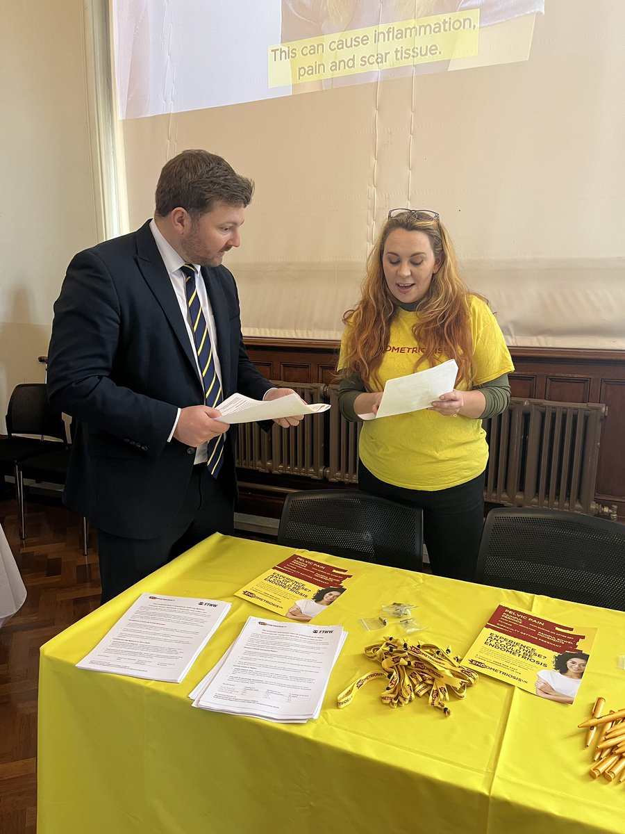 #Endometriosis is a condition that affects 10% of women from puberty to menopause, presenting with many symptoms from pain, difficulty getting pregnant &amp; fatigue. 
So I was pleased to catch up with constituent Jenny in Cardiff Bay today, at an event co-hosted by <a href="/EndometriosisUK/">Endometriosis UK</a>