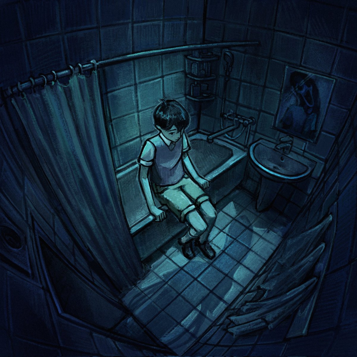 this shadow seems familiar 

#omori #omoriart