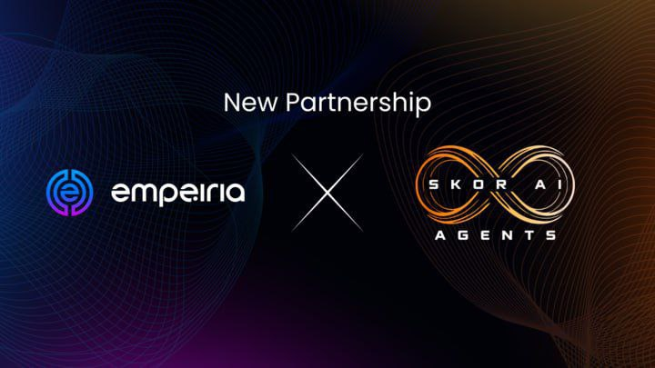 New Partnership - <a href="/EMPE_io/">Empeiria</a> x <a href="/TheSKORai/">SKOR</a> 🤝

🔹 Empeiria connects off-chain, on-chain, and AI agents into a trustless ecosystem powered by verifiable data.

🔹 SKOR Agents specializes in developing advanced AI agents that enhance gaming experiences. Learn More: