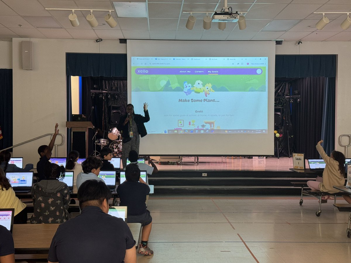 llc729's tweet photo. Shoutout to Mrs. Kimberly Toddman, the 4th-grade team, students, and admin at Coral Cove Elementary for welcoming Dr. Nancy Whittaker to help students set future goals through Xello! 🚀✨ #FutureReady #Xello #StudentSuccess https://t.co/Ng4gYf0eed