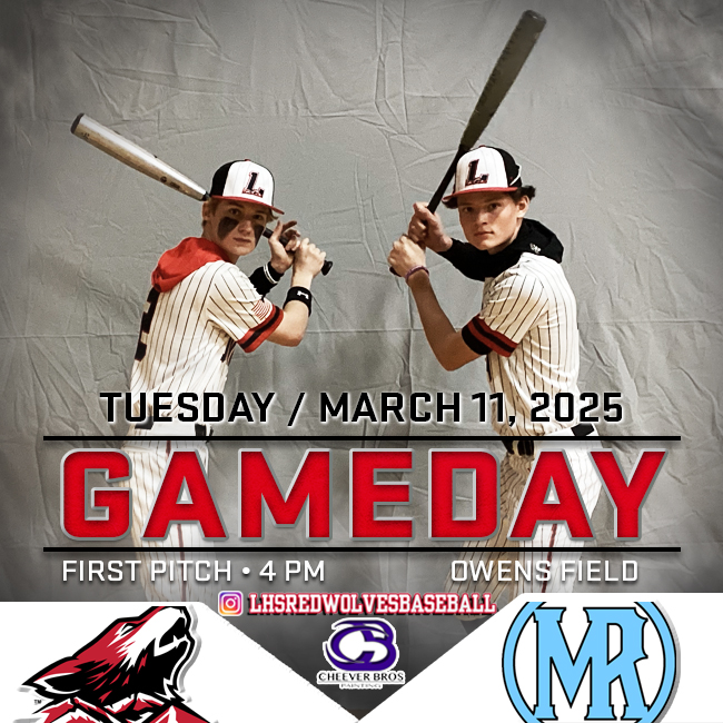 Loveland Redwolves Baseball (@redwolvesbsb) on Twitter photo GAME DAY! See you at Owens Field at 4!
#BetheBest #BeLoveland
<a href="/lhstweets/">Loveland HS</a> <a href="/TSDAthleticsR2J/">Thompson School District Athletics</a> <a href="/chsaa/">CHSAA</a> @cheeverbrospainting GAME DAY! See you at Owens Field at 4!
#BetheBest #BeLoveland
<a href="/lhstweets/">Loveland HS</a> <a href="/TSDAthleticsR2J/">Thompson School District Athletics</a> <a href="/chsaa/">CHSAA</a> @cheeverbrospainting