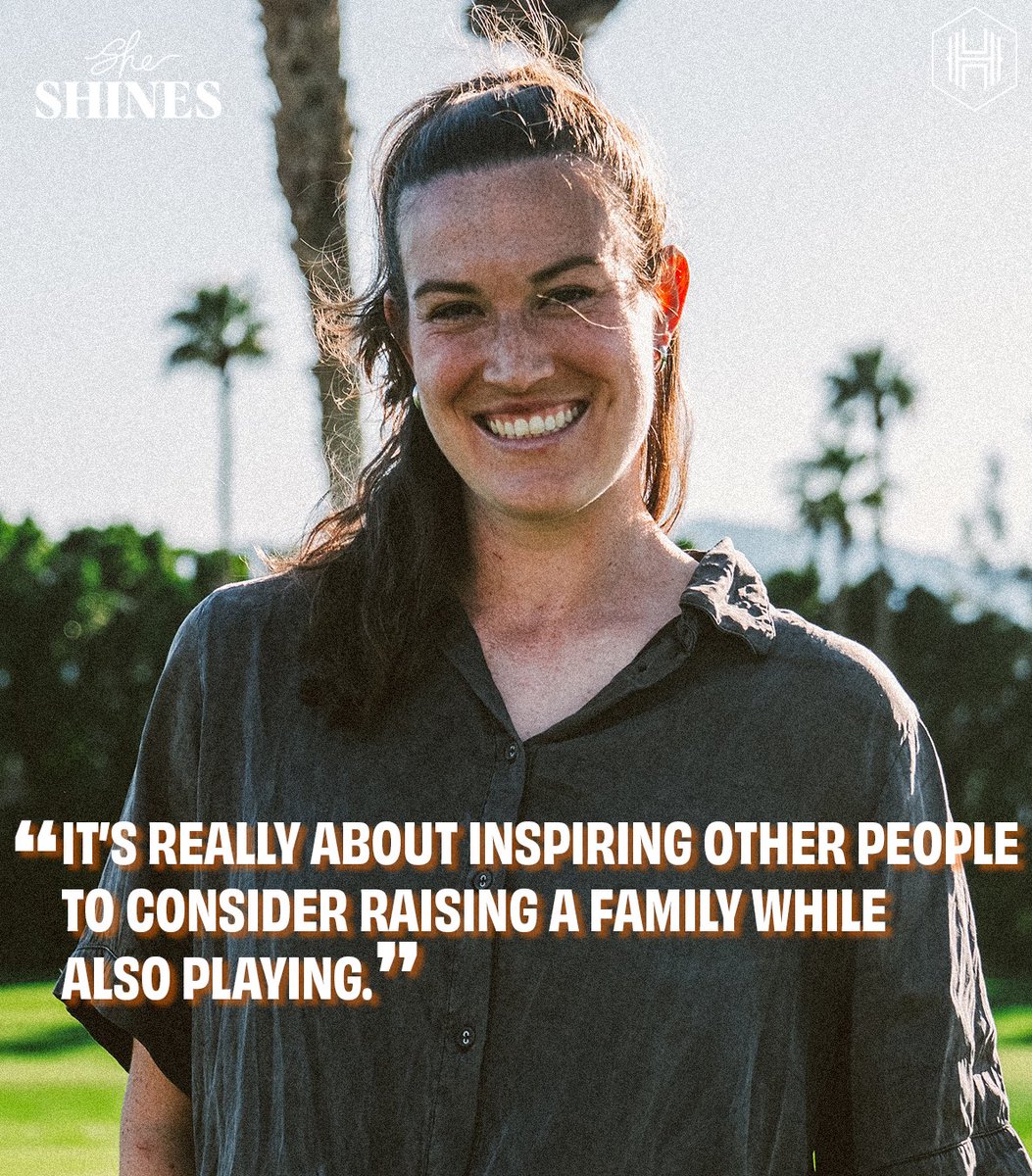 As we celebrate Women's History Month, we're taking a moment to celebrate our players who continue to make history on and off the pitch! <a href="/k_naughton24/">Katie Naughton</a> is part of a special group of players who are returning to the pitch after pregnancy.