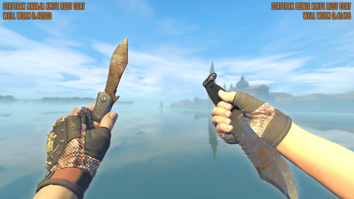 Might be the best double knife combo you see on twitter today