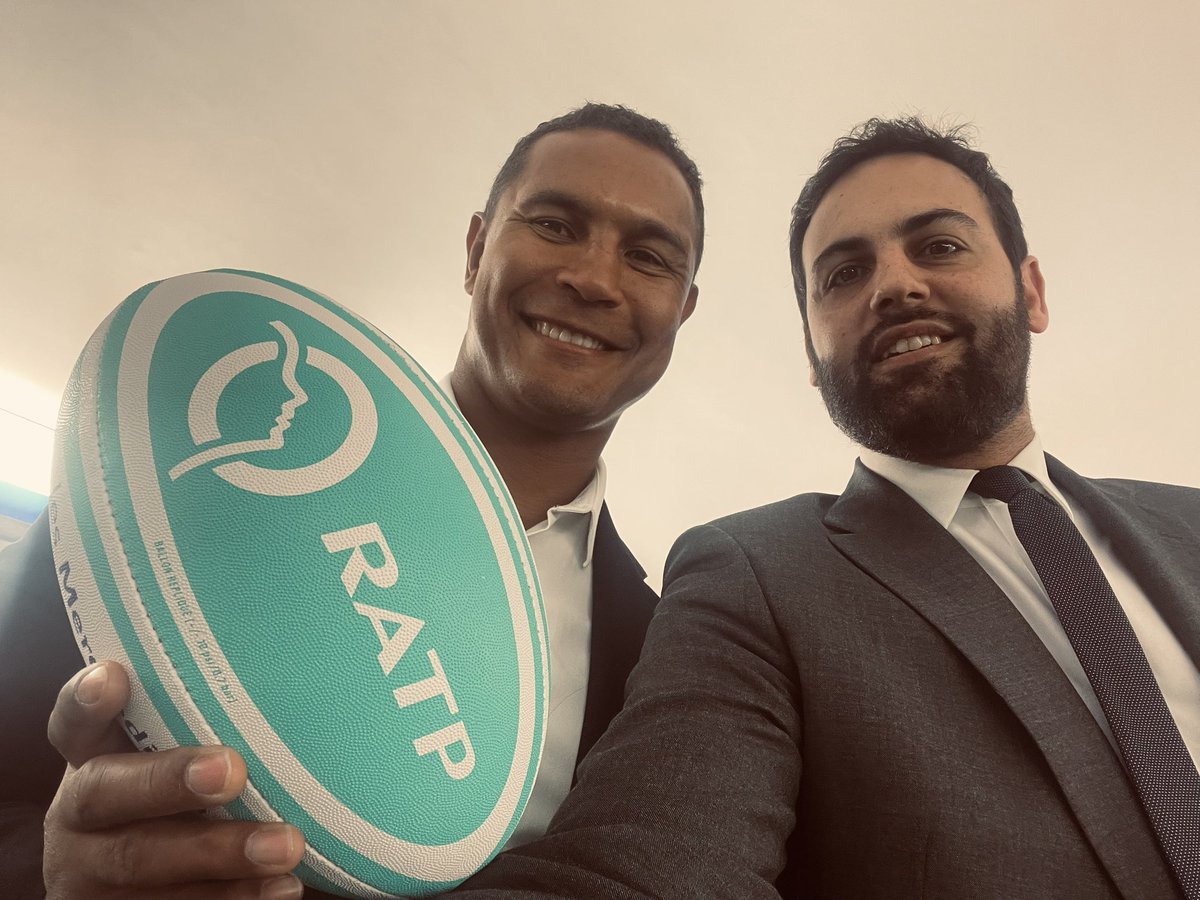 Jimmy Brun (@jimmy_brun_jb) on Twitter photo J’étais comme un gamin !
Très fier (et impressionné) d’avoir célébré les 20 ans du partenariat entre <a href="/RATPgroup/">RATP Group</a> et <a href="/FranceRugby/">France Rugby</a> avec l’immense <a href="/TitiDusautoir/">Thierry Dusautoir</a> 🫶🏽 J’étais comme un gamin !
Très fier (et impressionné) d’avoir célébré les 20 ans du partenariat entre <a href="/RATPgroup/">RATP Group</a> et <a href="/FranceRugby/">France Rugby</a> avec l’immense <a href="/TitiDusautoir/">Thierry Dusautoir</a> 🫶🏽