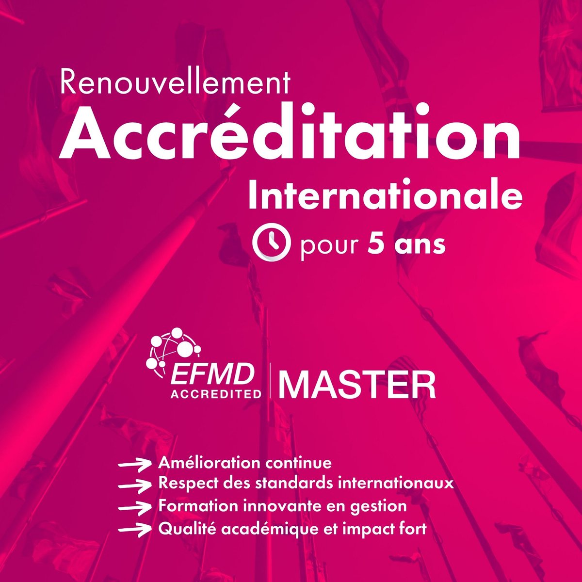 L’ISC Paris renouvelle son accréditation EFMD Master Accredited pour 5 ans !

Ce label international confirme l’excellence de nos programmes en présentiel, hybride ou en ligne. 

Découvrez les ambitions de cette accréditation avec Jean-Christophe Hauguel 👉iscparis.com/actualite/news…