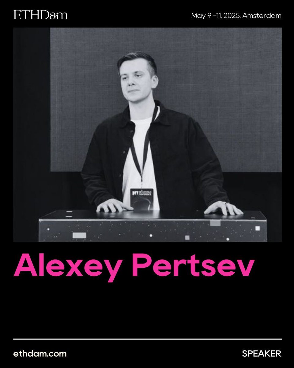 CryptoCanal priv/acc (@cryptocanal) on Twitter photo 🎤 #ETHDam Speaker Announcement! We are honored to welcome <a href="/alex_pertsev/">Alexey Pertsev</a> to ETHDam III.
🌷 Join us at ethdam.com 🎤 #ETHDam Speaker Announcement! We are honored to welcome <a href="/alex_pertsev/">Alexey Pertsev</a> to ETHDam III.
🌷 Join us at ethdam.com