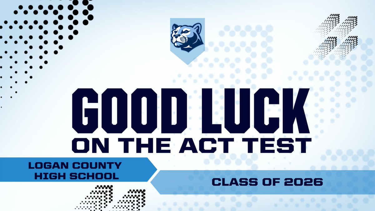 Wishing the best of luck to our Juniors taking the ACT today! #CougarPride