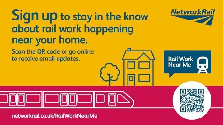 helenmaguiremp's tweet image. Constituents living near our railway lines are now able to access a free digital notification system from @networkrail 🚆🚨

Scan the QR code below to get up-to-date information about engineering &amp;amp; emergency works or anything else that may cause disruption. 👇 

#NetworkRail #SWR
