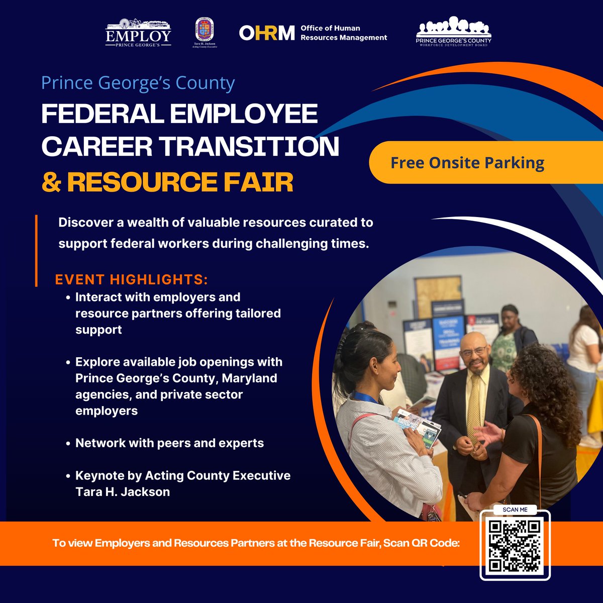Are you a federal employee or contractor affected by recent layoffs?

Connect with over 35 government agencies, 60+ private employers, and 25+ resource partners—all in one place, all looking for talent like YOU! Register Today:
tinyurl.com/FedRes312

Join us tomorrow, March 12