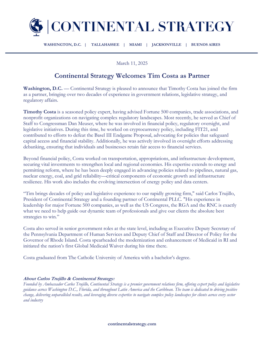 Continental Strategy tweet media