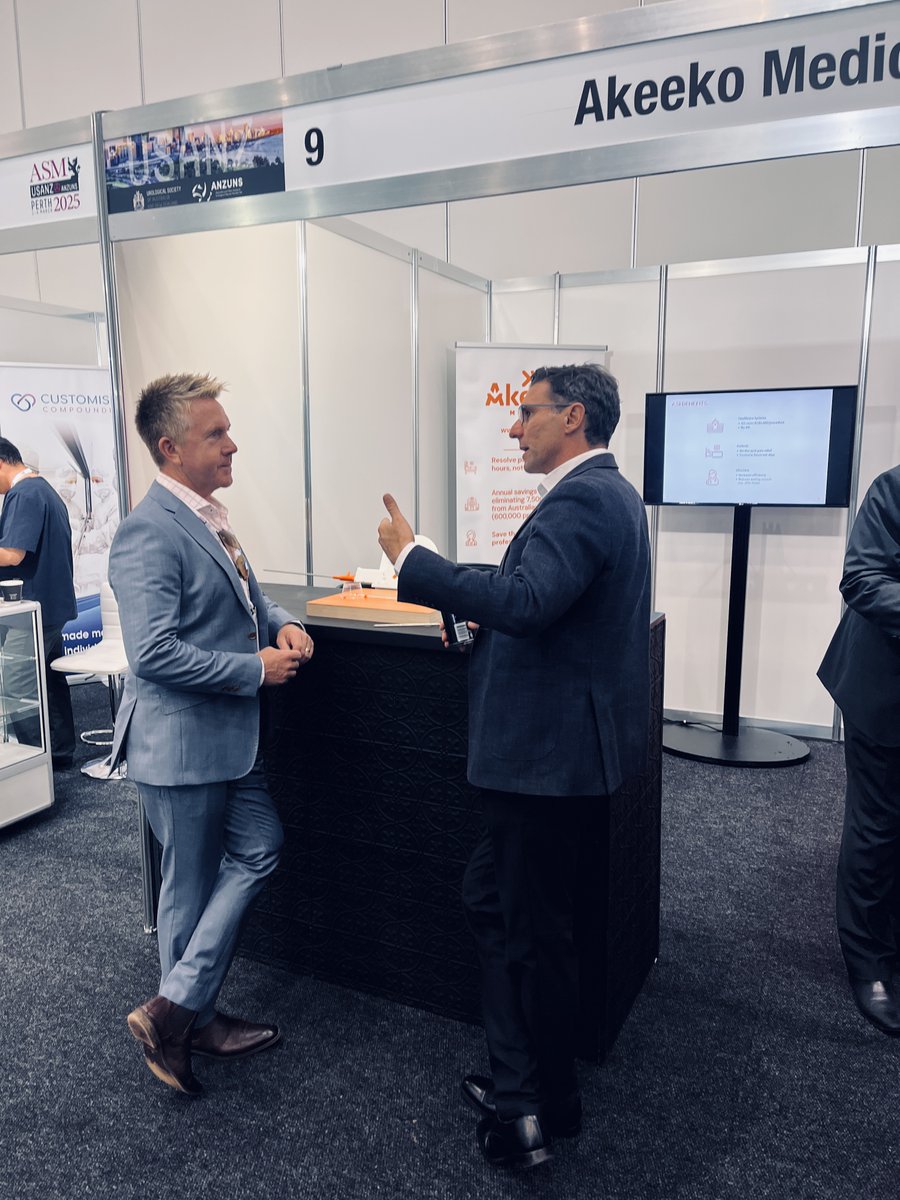 AkeekoMedical's tweet photo. And that's a wrap! Team @AkeekoMedical had a fantastic experience at USANZ 2025, connecting with local and international experts, urologists and fellow founders. 

Kudos to @USANZUrology for organising this crucial platform to advance urological care. 

#USANZ2025 #MedTech https://t.co/ikubtZMew5