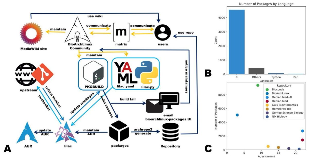 BioArchLinux: community-driven fresh reproducible software repository for life sciences academic.oup.com/bioinformatics…