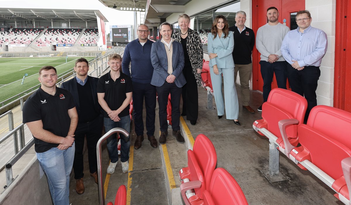 Rea_Sound's tweet image. We were so proud to support the @Ulsterrugby Business Club's third quarterly meeting at the Kingspan Stadium last week.
We supplied the audio and visual set up for the event, we brought along our 4m by 2m LED video wall for the impressive visuals!
bit.ly/3rBS7aU