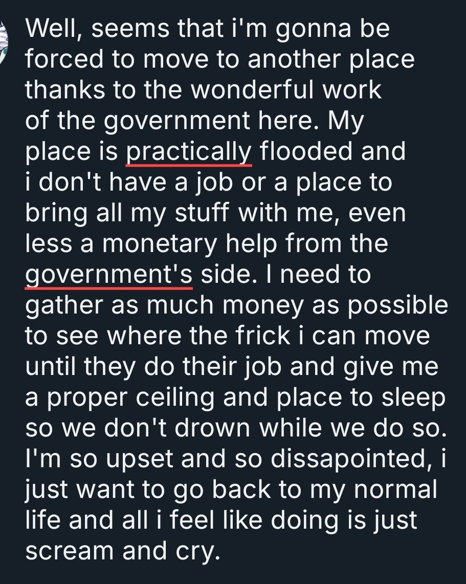 If anyone can help somehow with this, would be incredibly appreciated.

Just sharing this does a lot, thank you everyone for reading this and i'm really sorry for putting negative stuff like this on everyone's timeline. I'm just desperate at this point.

ko-fi.com/massivesnep0001