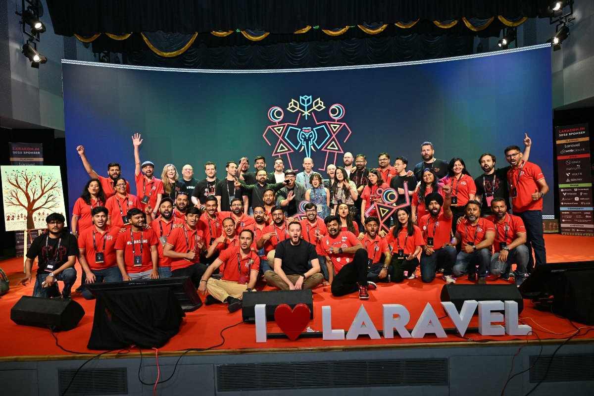 LaravelSurat's tweet image. What an incredible Laracon India 2025! 🚀
Thrilled to see 120+ attendees from @LaravelSurat
Tons of learning, knowledge sharing, networking and Garba & DJ🎉
Huge thanks to the core team, volunteers, speakers and attendees for making it a success!🙌
@LaraconIN #LaraconIN2025