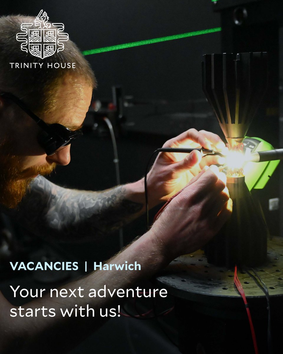 Could you be our newest team member?
Don’t miss your chance to apply!

Principal Systems Engineer
Procurement Performance and Contract Manager
Management Accountant

For more information, visit trinityhouse.co.uk/vacancies
#harwich #careersatsea