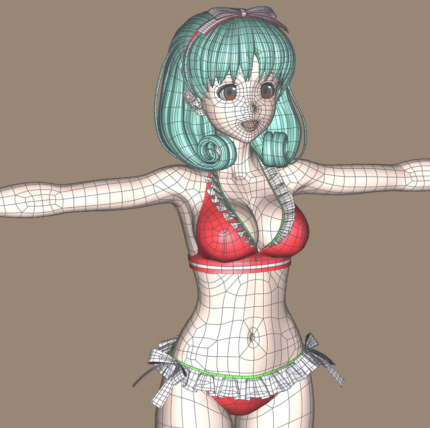 Me_hitudi's tweet image. 自作の3D素体から改造して徳川まつり作ってた。胸
を盛り過ぎた気がするけど多分気のせい #Cheetah3D