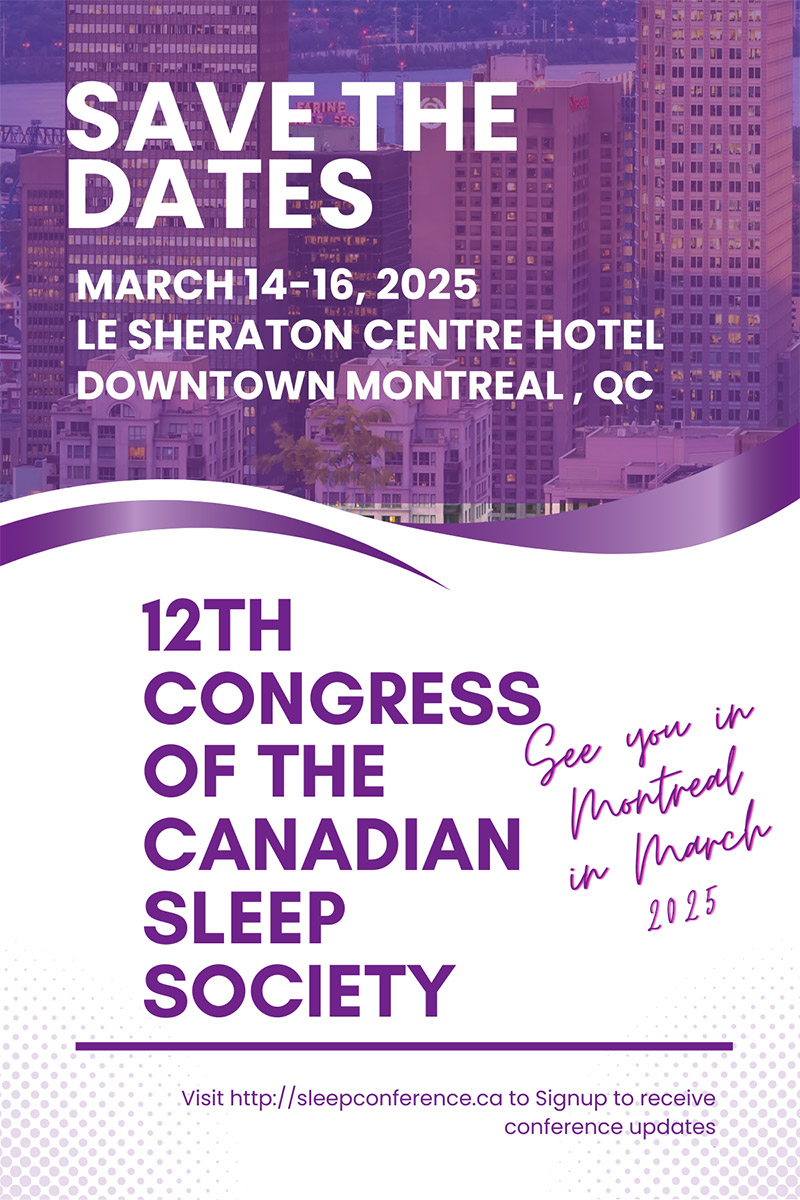 Michael Mak (@mak_mike) on Twitter photo Please join us for the 12th Congress of the Canadian Sleep Society in Montreal March 14-16. An excellent scientific program awaits. <a href="/CanSleepSociety/">Canadian Sleep Society</a>
<a href="/CAMHnews/">CAMH</a>
<a href="/UofTPsych/">UofTPsychiatry</a>
@aasmorg
site.pheedloop.com/event/cssscs20… Please join us for the 12th Congress of the Canadian Sleep Society in Montreal March 14-16. An excellent scientific program awaits. <a href="/CanSleepSociety/">Canadian Sleep Society</a>
<a href="/CAMHnews/">CAMH</a>
<a href="/UofTPsych/">UofTPsychiatry</a>
@aasmorg
site.pheedloop.com/event/cssscs20…