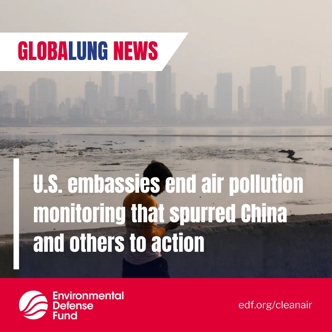 🚨 The U.S. State Department is halting its air quality monitoring program at 60+ embassies worldwide. A 2022 study found the program helped raise awareness and drive clean air action in dozens of cities around the world. Full article here: nbcnews.to/4kFqjsP