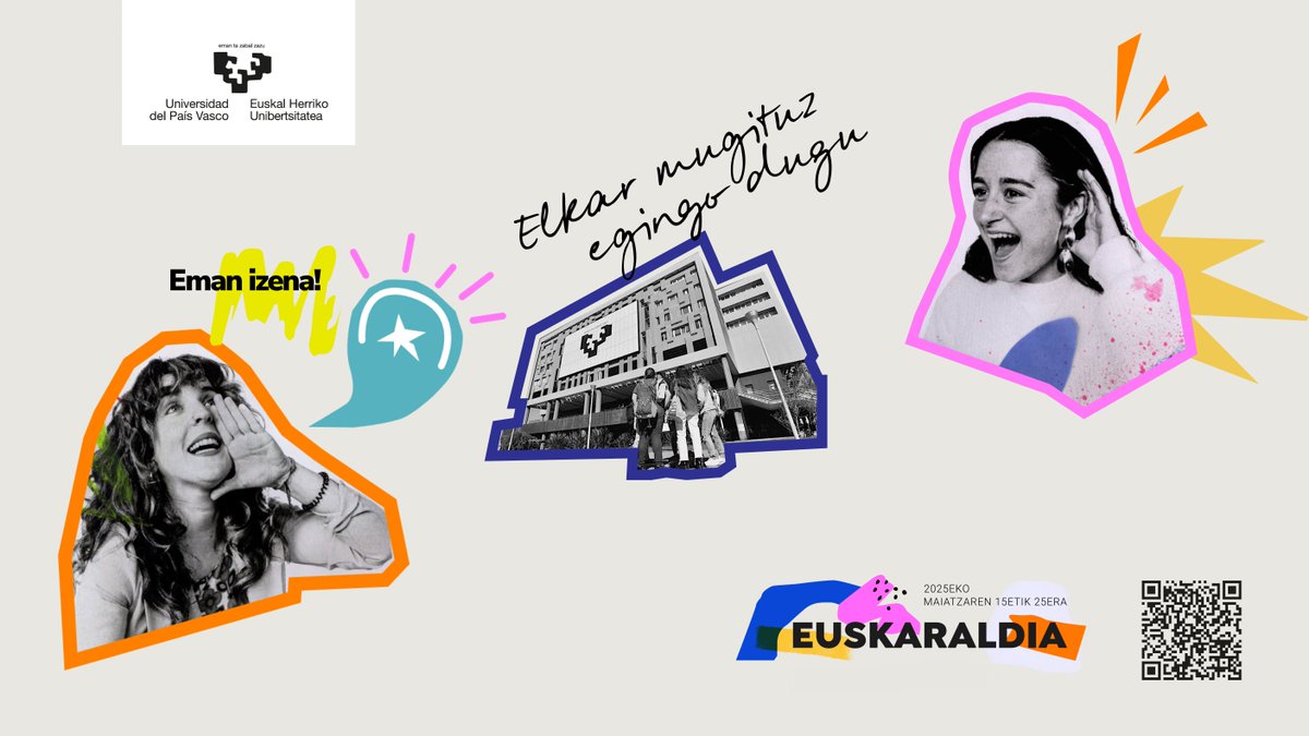 Euskaraldian entitate sustatzailea izateko konpromisoa hartu du UPV/EHUk❤ 
Euskararen presentzia eta erabilera sustatuko ditugu denon artean! Horretarako, zabaldu berri dugu gure esteka propioaren bidez bat egiteko aukera.  
🗣️ Hartu konpromisoa, eman izena ta zabal zazu