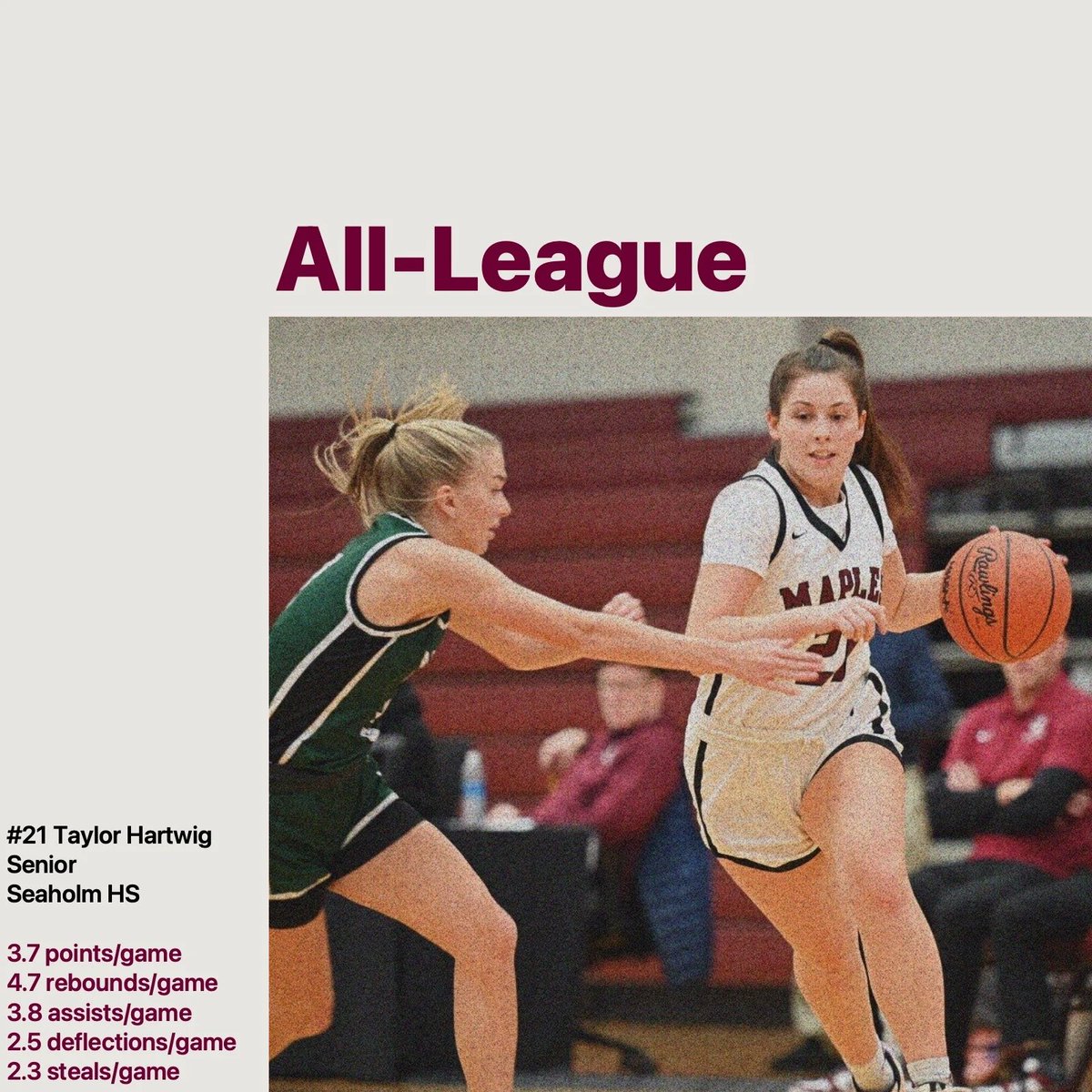 Seaholm Girls’ Basketball (@seaholmgbb) on Twitter photo Congrats to Taylor Hartwig on being named to the OAA White All-League Team!
#GoMapes <a href="/cmanchester22/">Chris Manchester</a> Congrats to Taylor Hartwig on being named to the OAA White All-League Team!
#GoMapes <a href="/cmanchester22/">Chris Manchester</a>