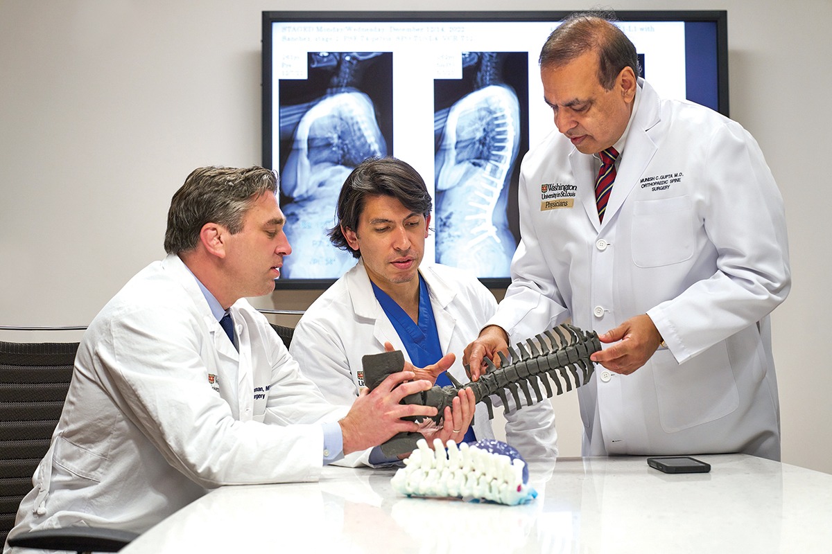 Barnes-Jewish (@barnesjewish) on Twitter photo From 3D modeling to augmented reality, Barnes-Jewish Hospital and <a href="/WashUPhysicians/">WashU Medicine Physicians</a> are revolutionizing complex spinal surgery. Discover how a collaborative approach is leading to life-changing results: heyor.ca/yYM5js
<a href="/WashUMedOrtho/">WashU Medicine Orthopedics</a> @barnesjewishwst From 3D modeling to augmented reality, Barnes-Jewish Hospital and <a href="/WashUPhysicians/">WashU Medicine Physicians</a> are revolutionizing complex spinal surgery. Discover how a collaborative approach is leading to life-changing results: heyor.ca/yYM5js
<a href="/WashUMedOrtho/">WashU Medicine Orthopedics</a> @barnesjewishwst
