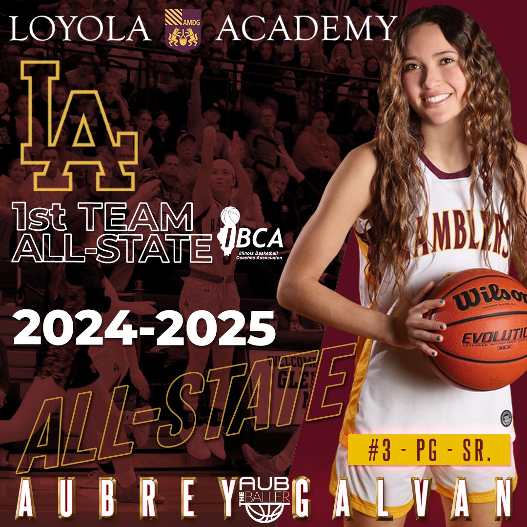 Aubrey Galvan (@aubtheballer1) on Twitter photo Thank you for making me
First Team ALL STATE!!!
<a href="/LAGoRamblers/">Loyola Academy Athletics</a> <a href="/VandyWBB/">Vanderbilt WBB</a> <a href="/FullPackageGrls/">Full Package Athletics 3SSB Girls</a> <a href="/BxlentSports/">BXLENT Management & Marketing</a> Thank you for making me
First Team ALL STATE!!!
<a href="/LAGoRamblers/">Loyola Academy Athletics</a> <a href="/VandyWBB/">Vanderbilt WBB</a> <a href="/FullPackageGrls/">Full Package Athletics 3SSB Girls</a> <a href="/BxlentSports/">BXLENT Management & Marketing</a>