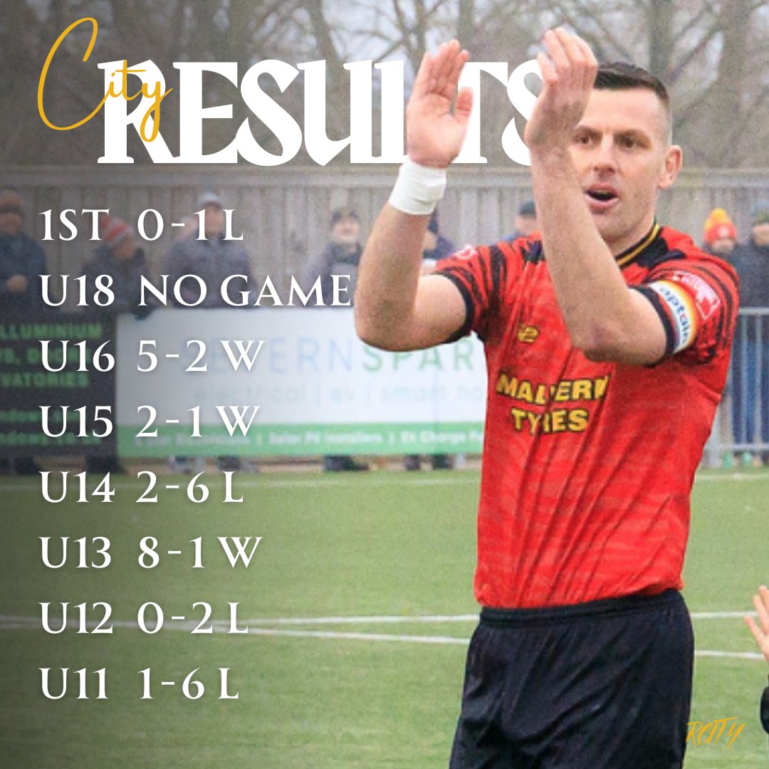 GCAFCofficial's tweet image. Let's take a look at our men's results across the age groups from over the weekend 👀

Congrats to our U15 side who are through to the quarter-final of the National Cup 👏

#GCAFC #TigerCity 🐯